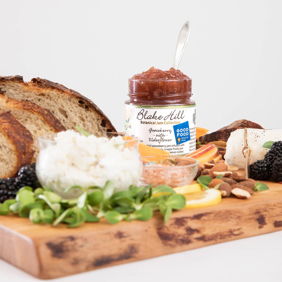 gooseberry jam with elderflower