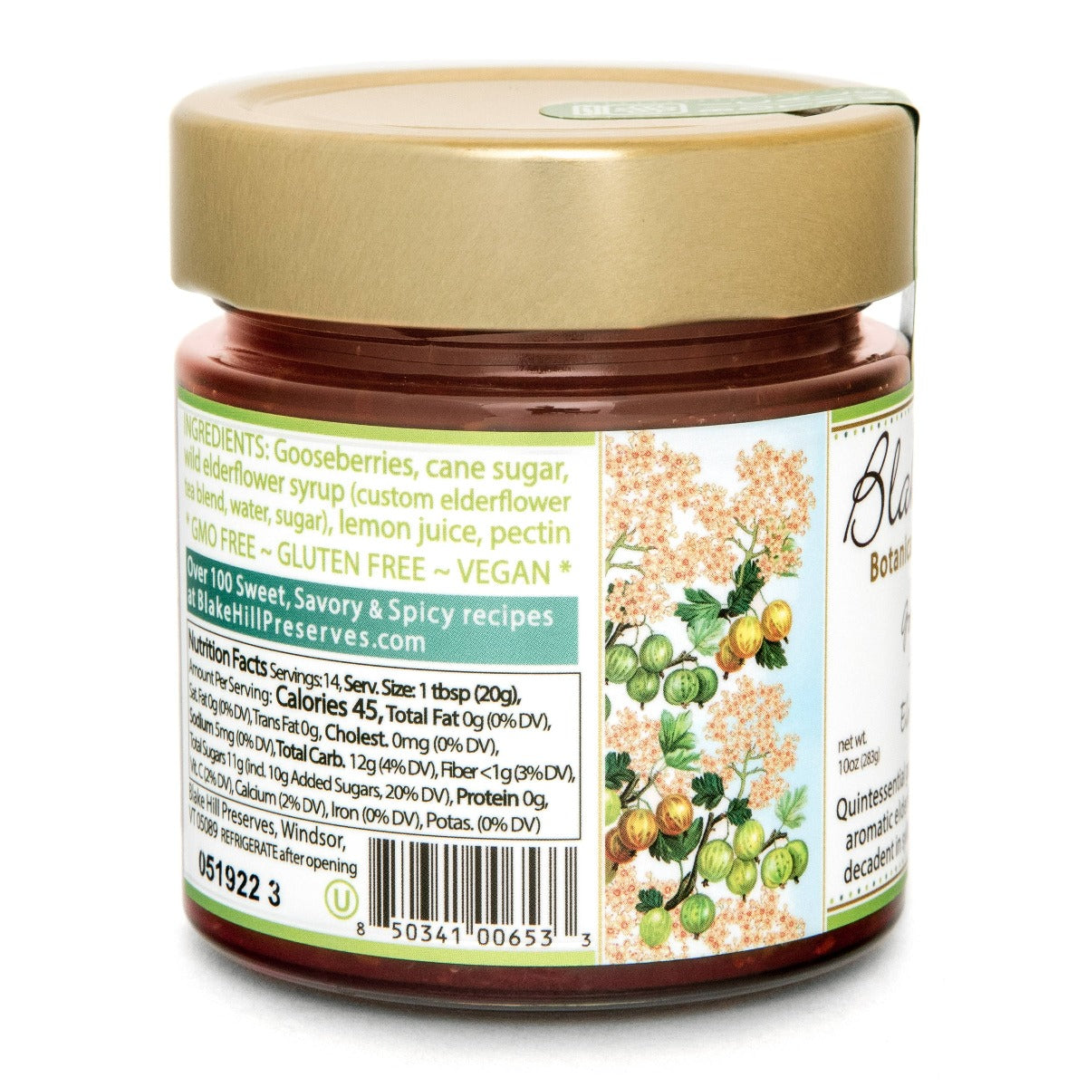 gooseberry jam with elderflower Olive & Basket