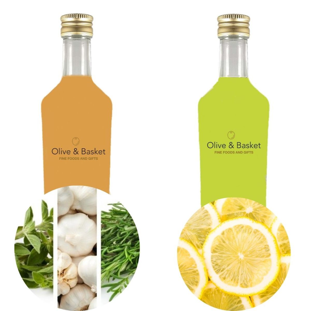 Garden Herb Vinegar and Meyer Lemon Olive Oil Pairing Bundle