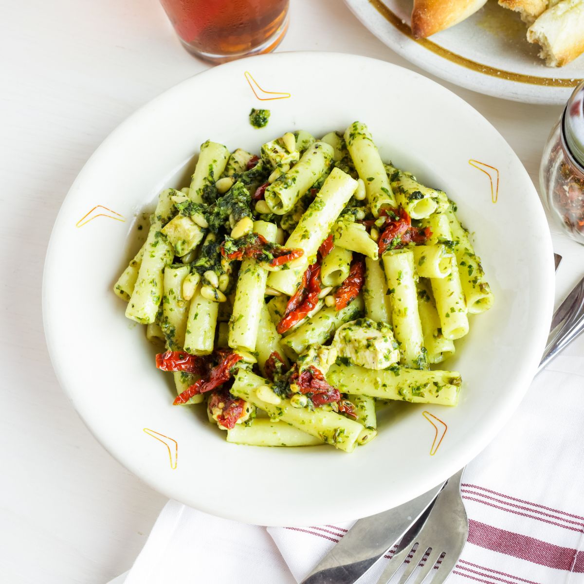 pasta with pesto