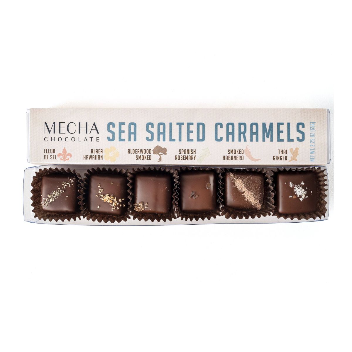 Artisan Sea Salted Caramel Box (6 pieces)