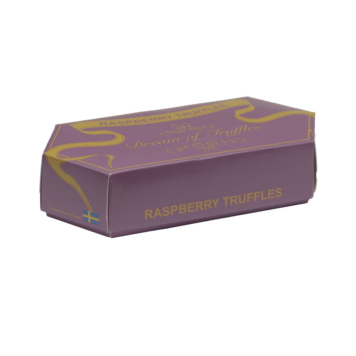 purple box with truffles