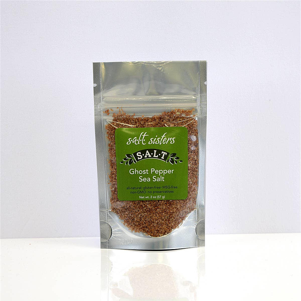 Ghost Pepper Sea Salt default s.a.l.t. sisters Herb Mixes &amp;amp; Salts Olive &amp;amp; Basket