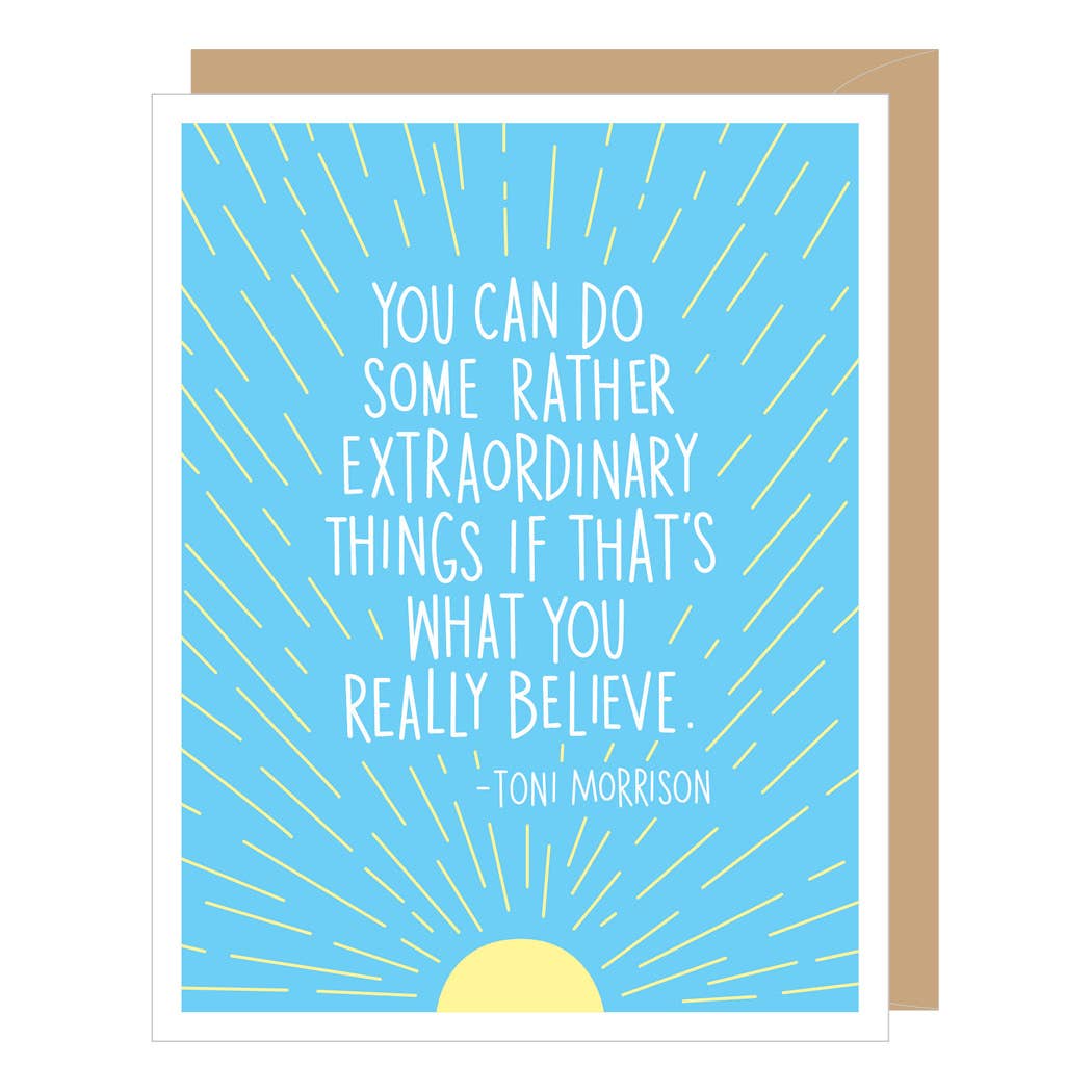 Toni Morrison Quote Encourage/Congratulations Card