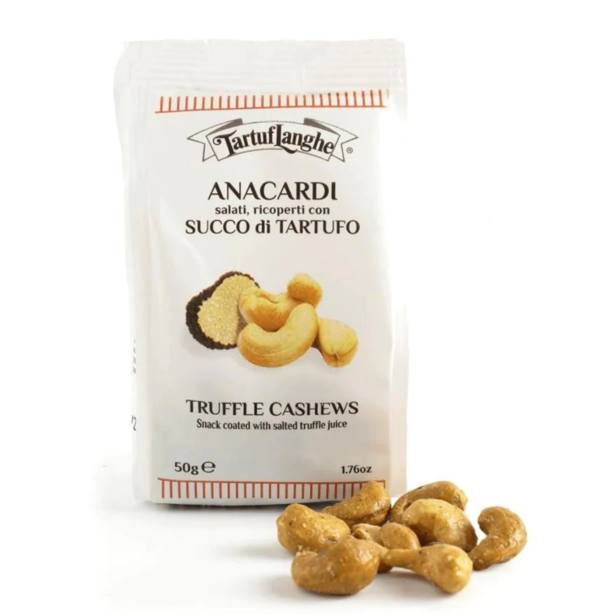 truffle cashews from Italy, olive and basket