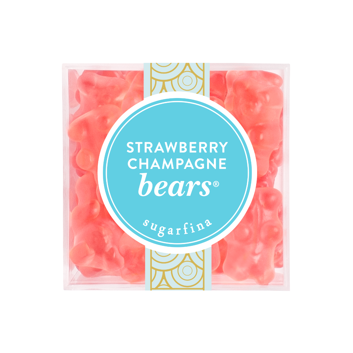 Strawberry Champagne Gummy Bears- Sugarfina