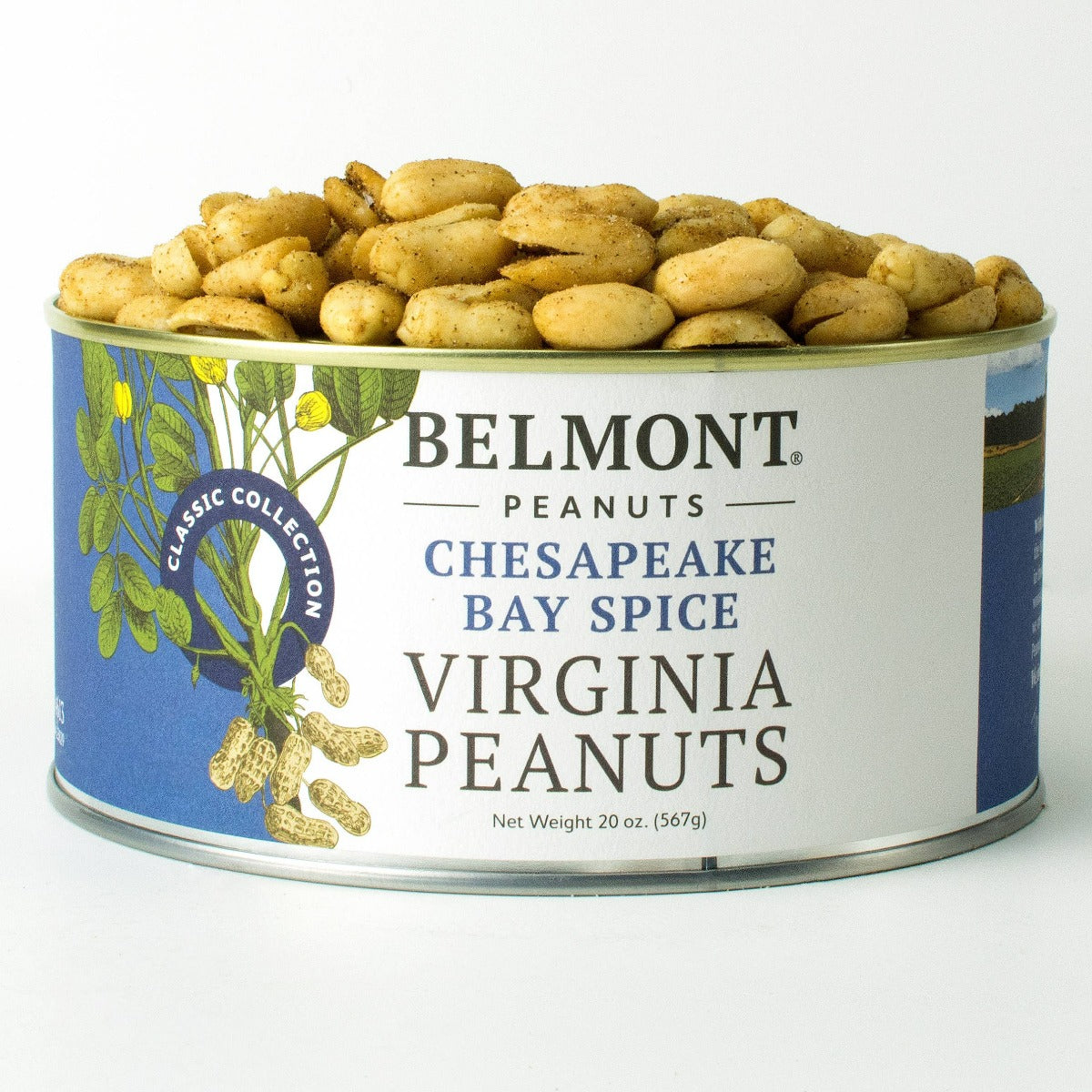 chesapeake bay spiced seasoned peanuts made in virginia