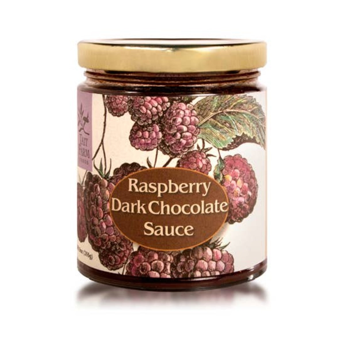 Raspberry Dark chocolate sauce tait farms