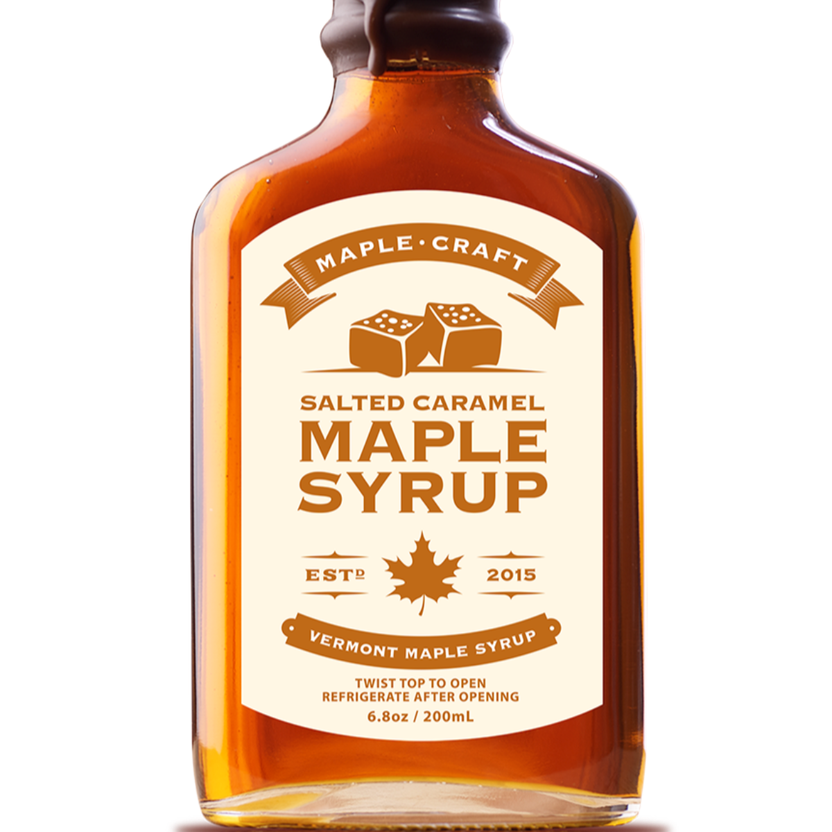 Salted Caramel Maple Syrup