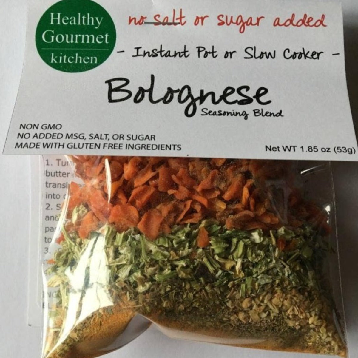 bolognese meal starter kit, seasoning blend