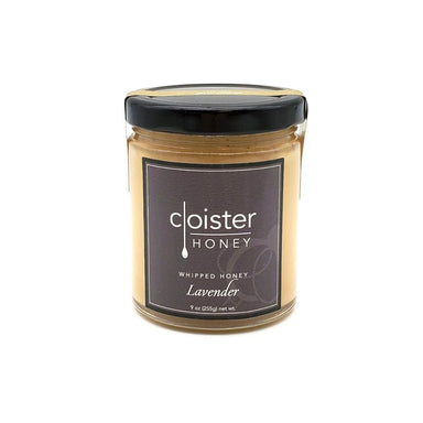 Cloister Honey - Lavender Whipped Honey 9oz.  Cloister Honey Sweets &amp; Desserts Olive &amp; Basket