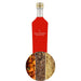 Bottle of Tex Mex Extra Virgin Olive Oil with an icon featuring chipotle peppers, caraway seeds, and ground cumin.