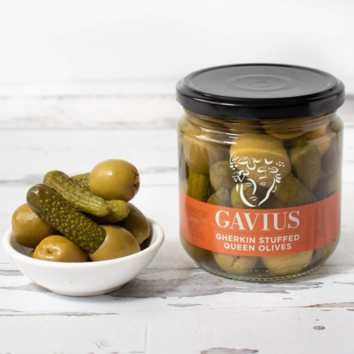 gherkin stuffed olives