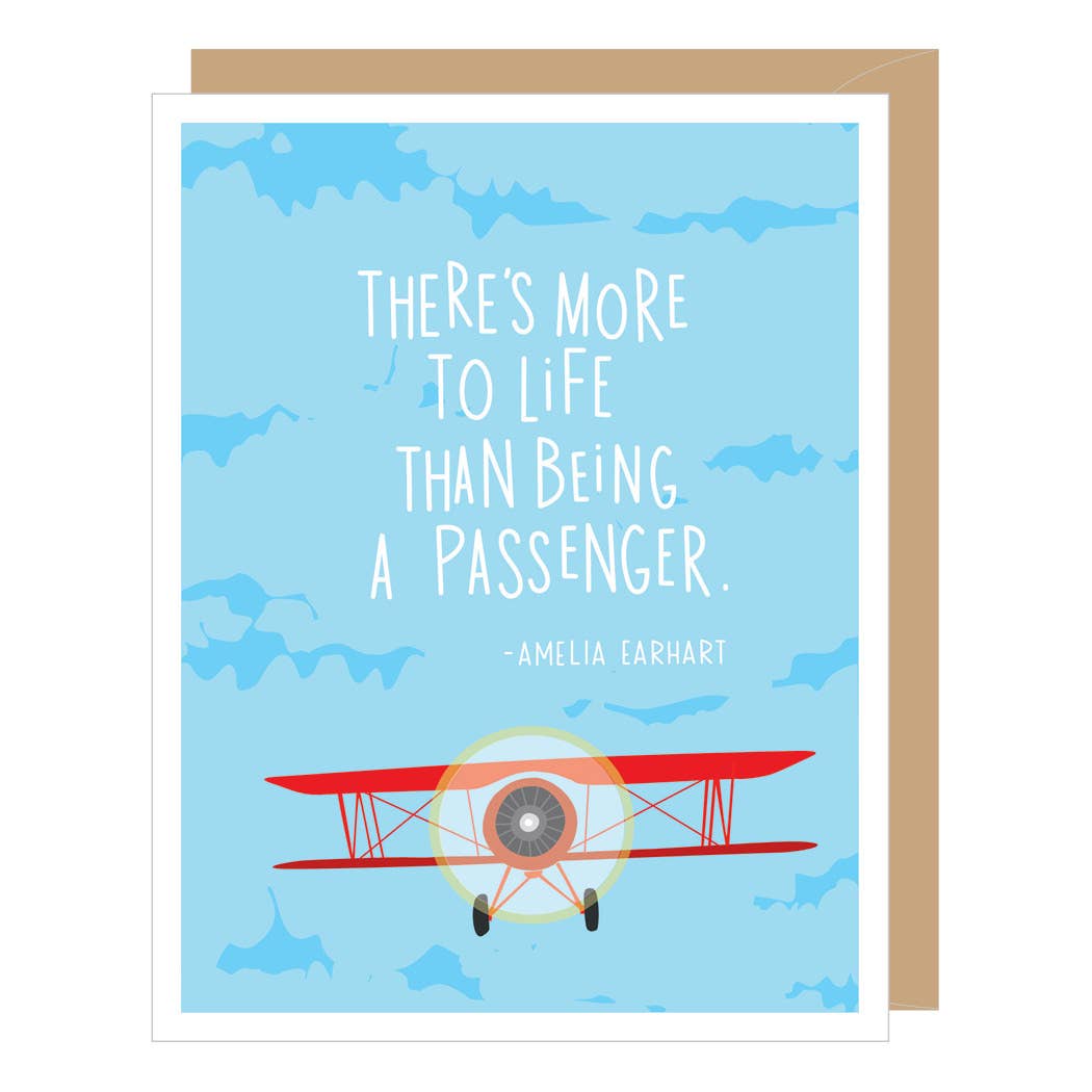 Amelia Earhart Passenger Quote