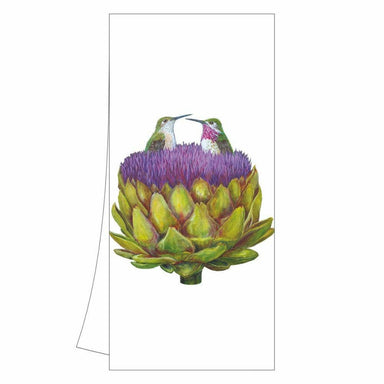 kitchen towel , love at first artichoke, vicki sawyer, olive and basket, paperproducts
