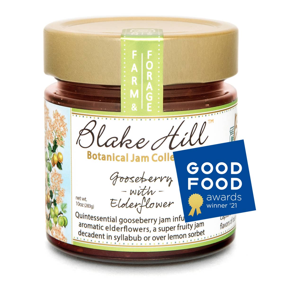 gooseberry jam with elderflower