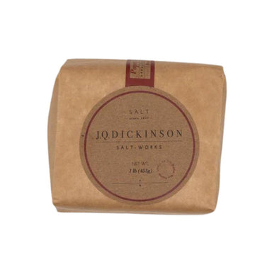 Popcorn Salt- J. Q. Dickinson, Harvested and handcrafted from an ancient ocean trapped below the Appalachian Mountains, olive and basket