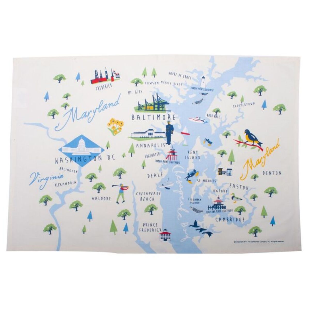 Chesapeake Bay Tea Towel