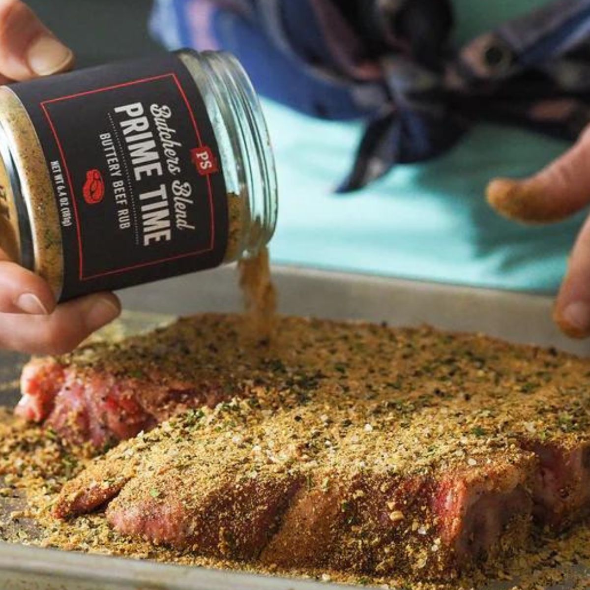 Prime Time Buttery Beef Rub- Add to your burger mix or rub on your steak